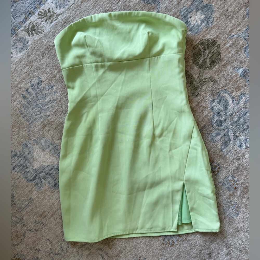 Light Green Strapless Dress